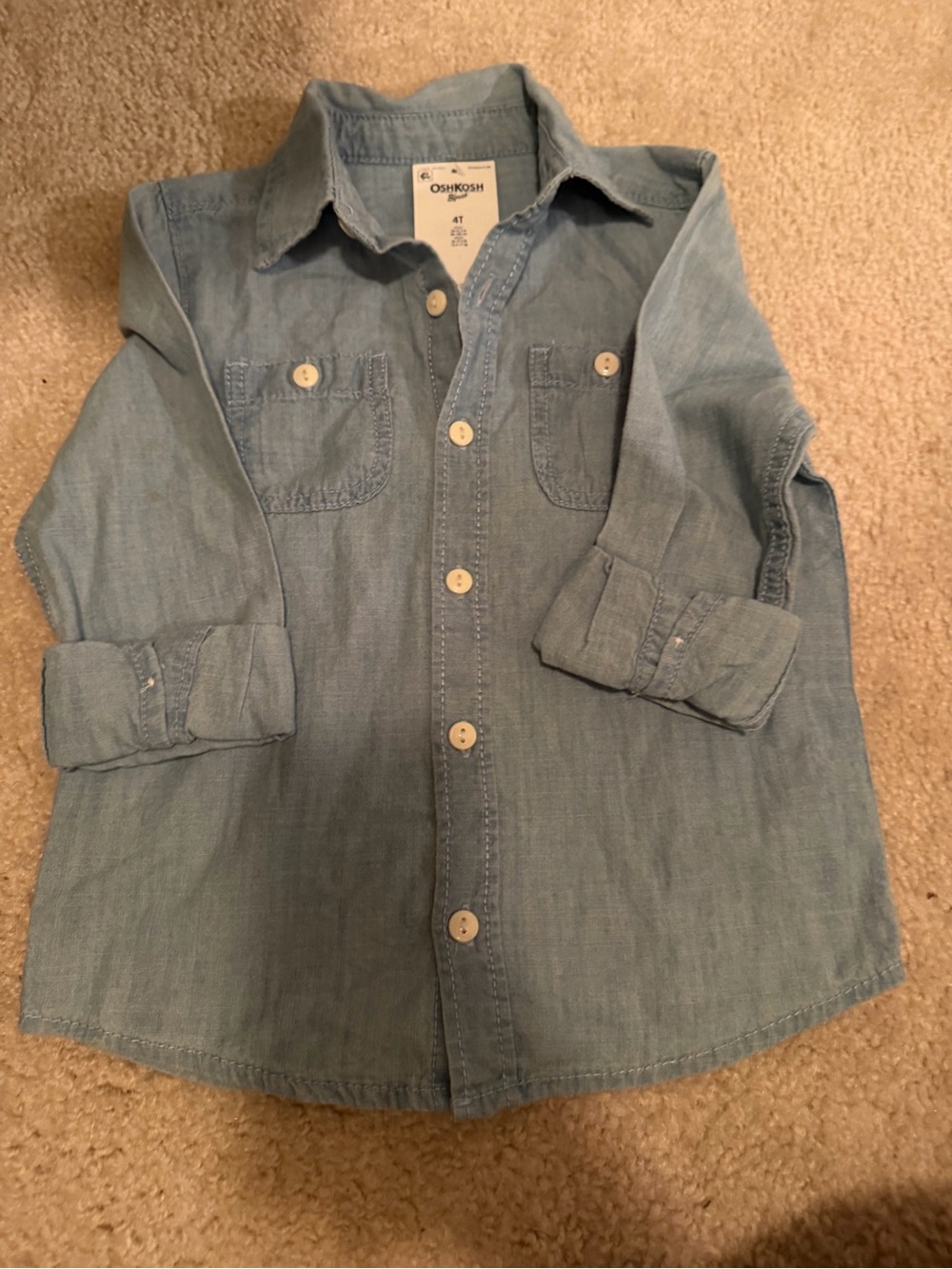 OshKosh B'gosh Light Blue Denim Shirt